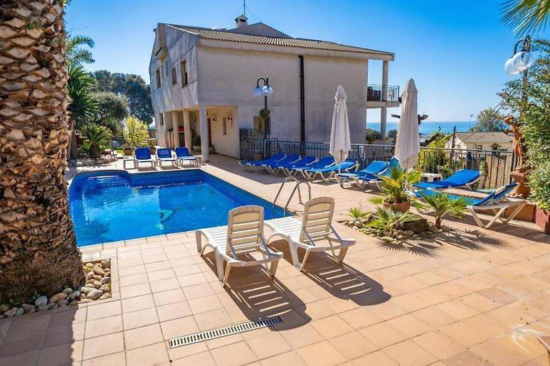 Villa Preciosa Casa 2000 M2 Piscina Mar Barbacoa Felicidad à Santa Susanna Extérieur photo